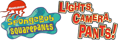 SpongeBob SquarePants Lights Camera Pants logo for Gamecube
